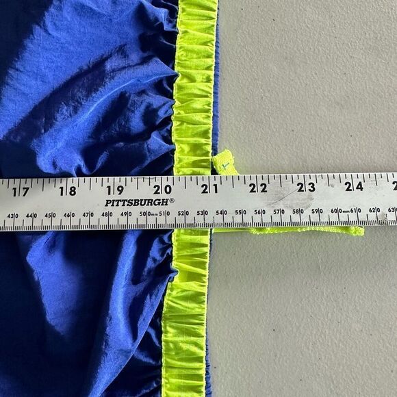 FP Movement Varsity Blues Jacket Womens S Sapphire Neon Green NWT Sporty‎ - Picture 12 of 12